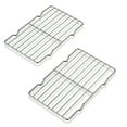 DODAMOUR 2 Pack 8.5" x 5.3" Cooling Rack for Baking, Stainless Steel