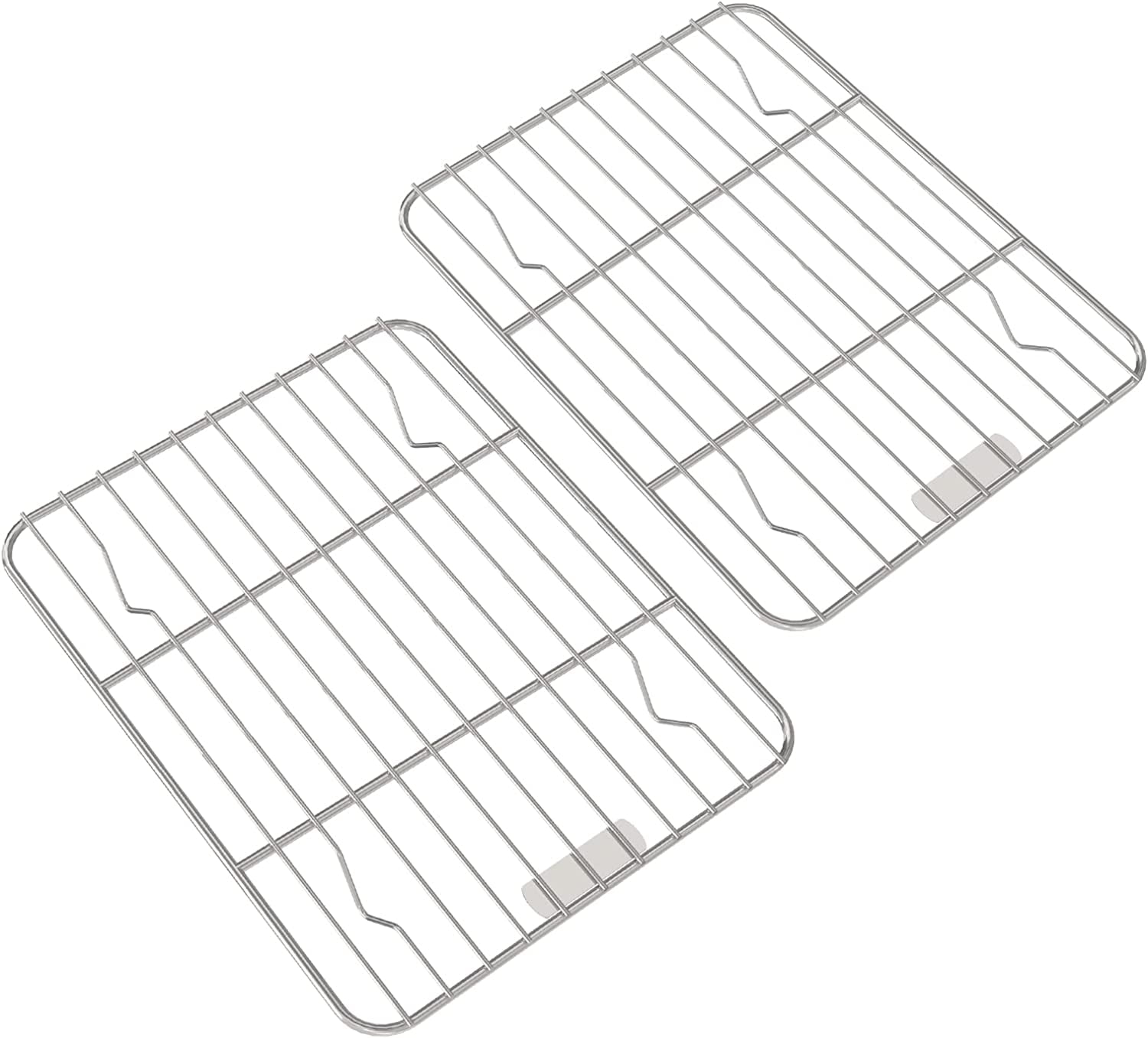 DODAMOUR 2 Pack 8" x 10¼" Cooling Rack for Baking, 304 Stainless Steel
