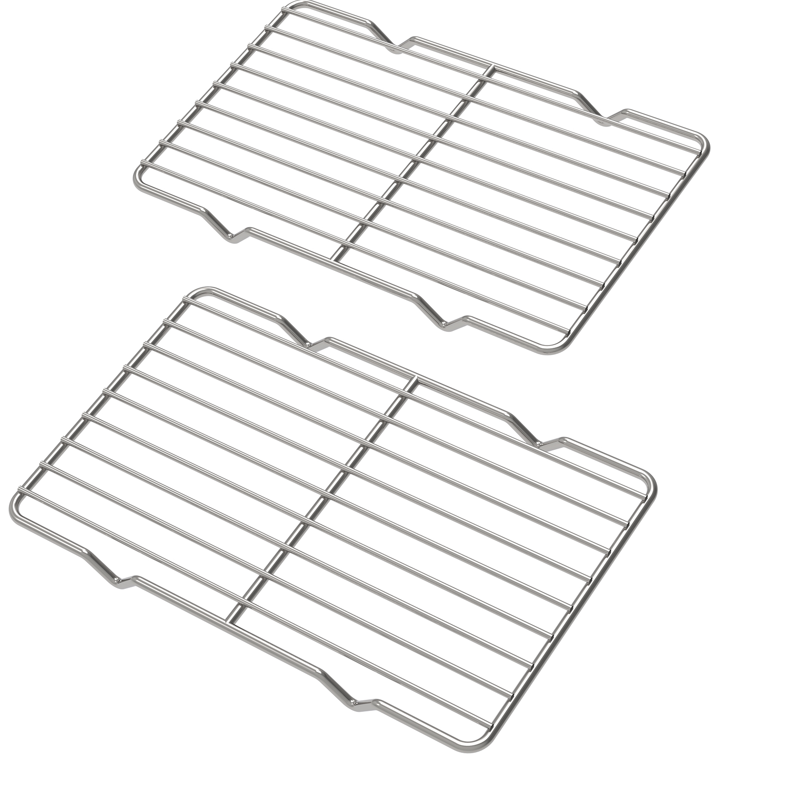 DODAMOUR 2 Pack Stainless Steel Cooling Rack, 10.2" x 6.3" Baking Rack