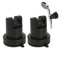 thumbnail image 1 of DODAMOUR 2 Pack Suction Cup Shower Head Holder, Removable Adhesive Shower Head Bracket for Handheld, Adjustable Showerhead Wall Mount Holder (Black), 1 of 6