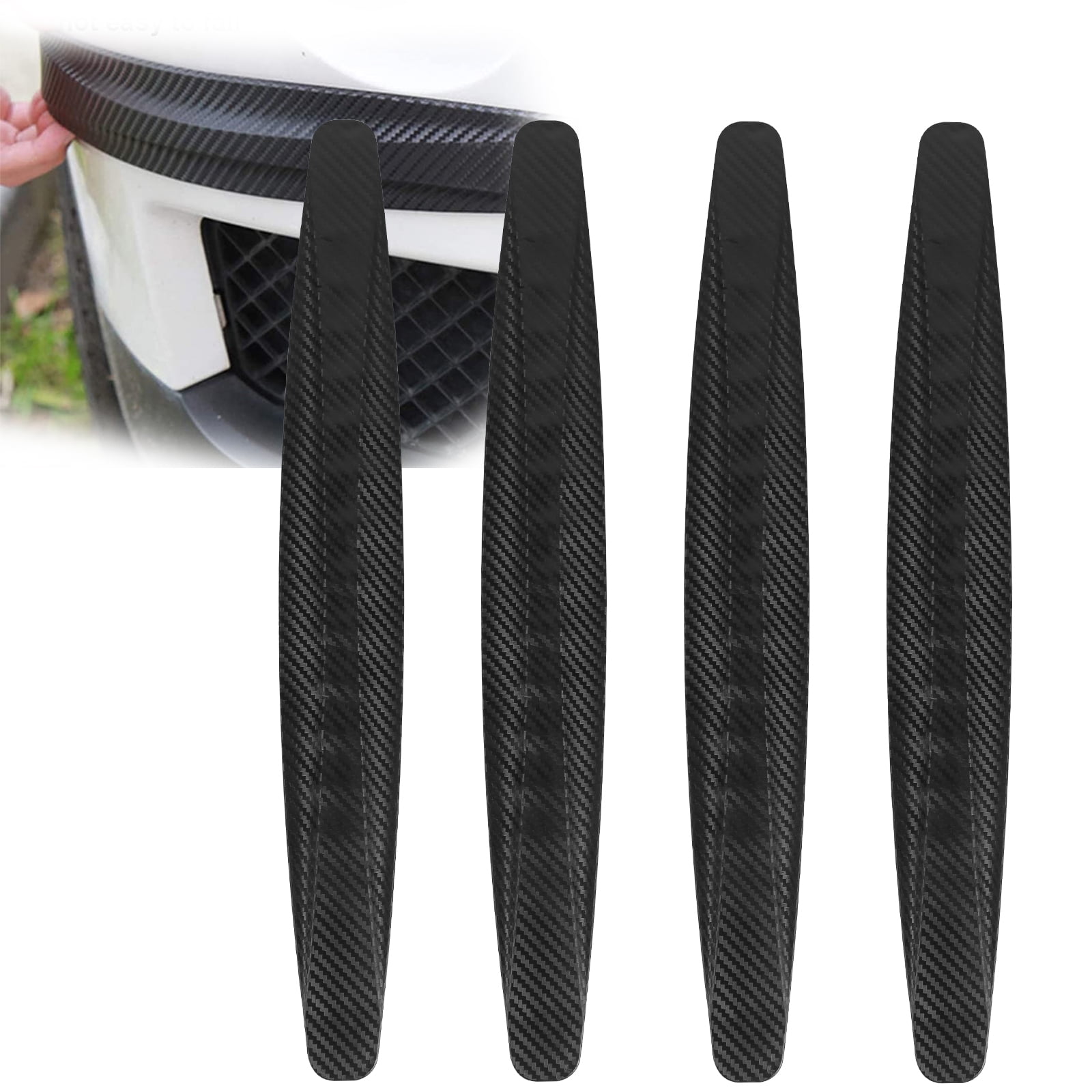 DODAMOUR 4 Pack Car Rubber Bumper Anti Collision Strips