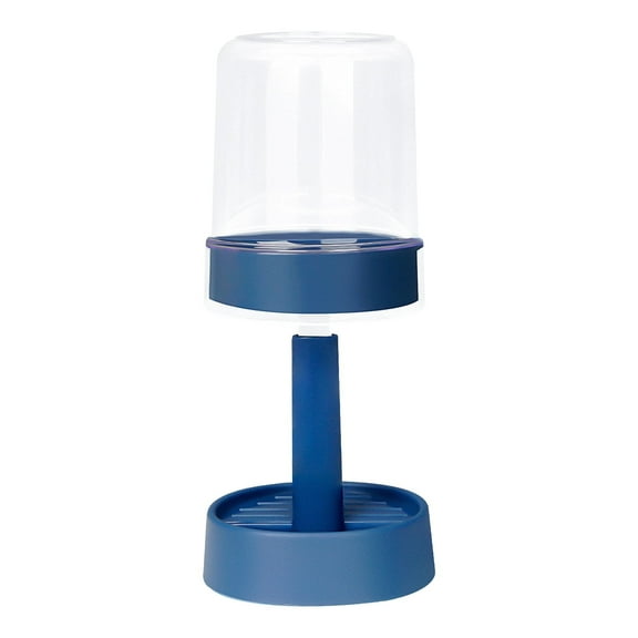 DODAMOUR Height Adjustable Toothbrush Holder with Cup, Compatible with Electric & Conventional Toothbrushes (Blue)