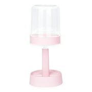 DODAMOUR Height Adjustable Toothbrush Holder for Bathroom, Toothbrush Holder Stand with Tooth Brush Cup, Compatible with Conventional, Electric Toothbrushes, Toothpaste Storage (Pink)