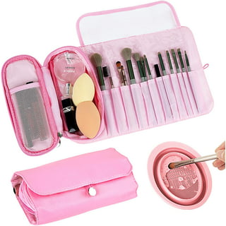 Acidea Makeup Brush Bag - Portable Silicone Brush Holder – TweezerCo