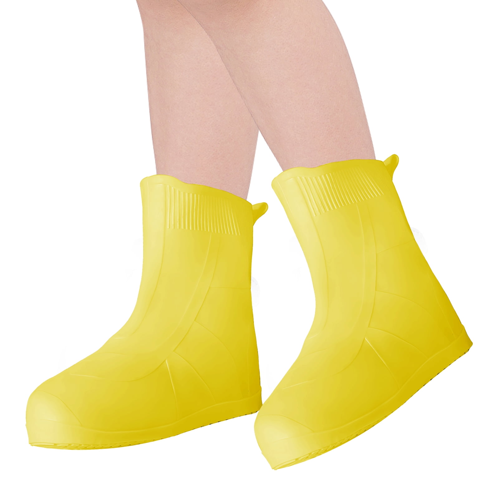 DODAMOUR Silicone Rain Shoe Covers for Kids, Anti-Slip Wear