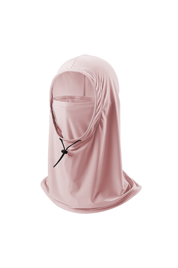 Ski Mask Balaclava Face Mask, Breathable Windproof Sun Protection Hood, Breathable Summer Full Face Cover for Cycling Motorcycle Fishing (Pink)