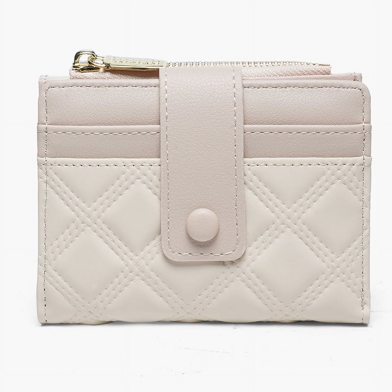 Card Holder Off White Coin Wallet Leather Card Holder Off White