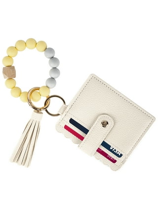 Keychain Wallet, Wristlet, Bangle, ID Card Holder, Purse, Key Chain, Gift