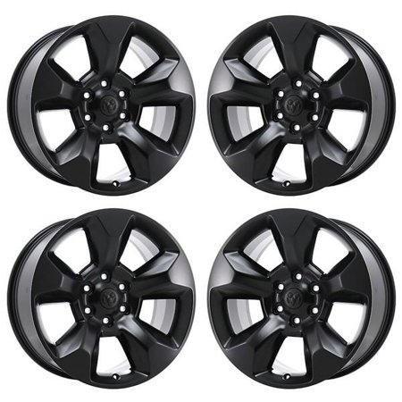 DODGE RAM 1500 2019 - 2024 SATIN BLACK Factory OEM Wheels Rims (Not Replicas) (W)