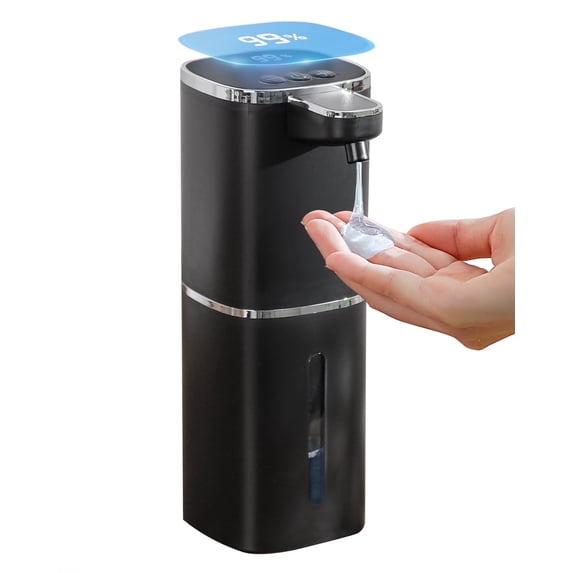 DODO MEKIA Automatic Foaming Soap Dispenser, 400ml//13.53oz Rechargeable, Adjustable Foam Levels, IPX5 Waterproof, Touchless & Wall/Tabletop Use for Kitchen Bathroom,
