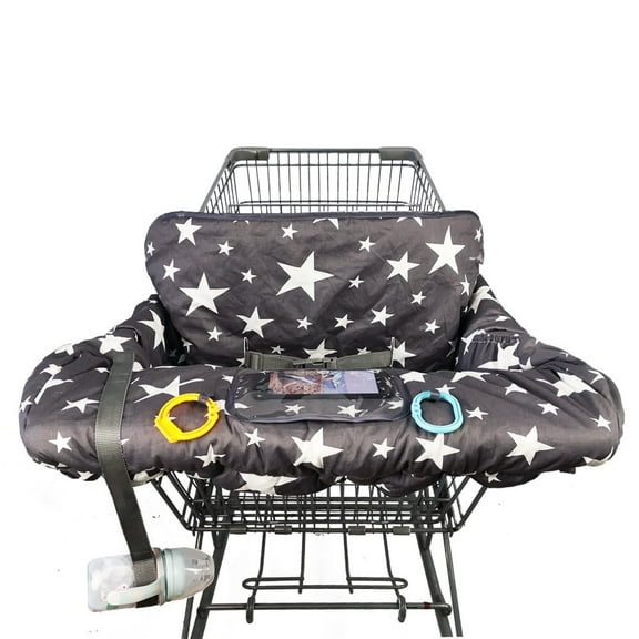 DODO NICI 2-in-1 Shopping Cart cover and High Chair Cover, Foldable, Machine Washable, for Babies