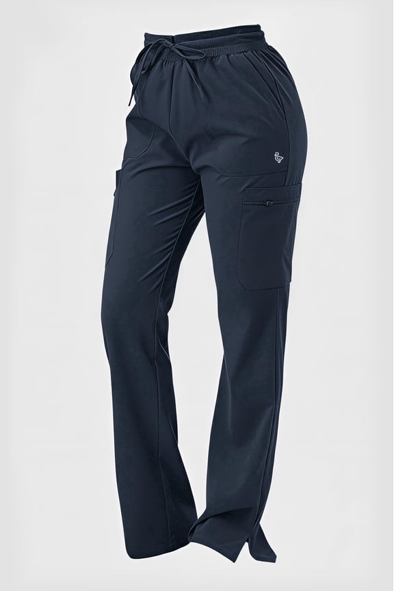 _Straight Pants_Navy_XL_Comfortable Workwear_Breathable