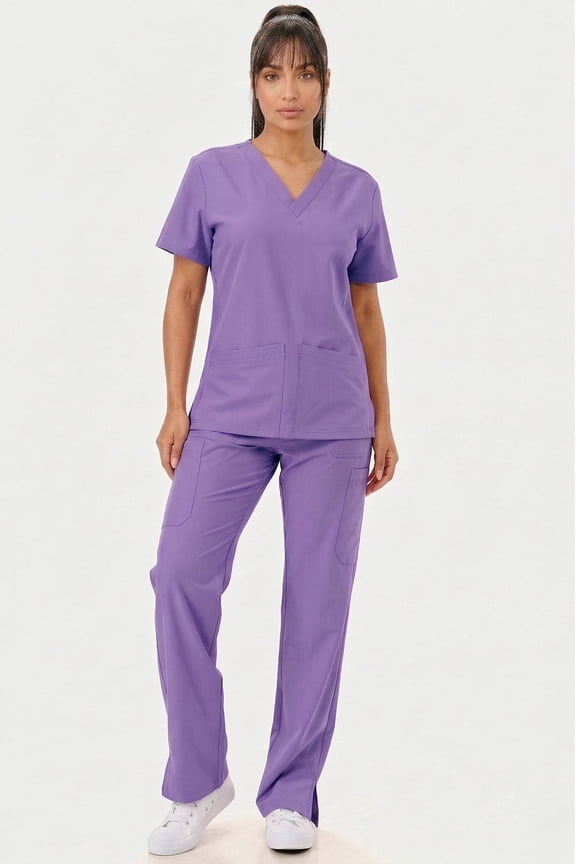 _Straight Pants_Purple_2XL_Comfortable Workwear_Breathable