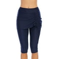 thumbnail image 1 of DODOING Womens Long Boardshort Swim Bottom Swim Pants Swim Skirt Bottoms for Women Board Shorts Skinny Sport Bottom Swimwear, 1 of 7