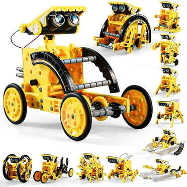 DODOING 12-in-1 Science Solar Robot Kit for Kids,STEM Educational DIY Solar Powered Building Toys Experiment Set for 8-14 Years Boys and Girls, 190 Pieces