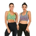 thumbnail image 1 of DODOING 2 Pack High Impact Support Sport Bra Activewear Fitness Sports Bra Juniors Seamless Workout Yoga Bra Gym, 1 of 6