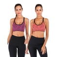 thumbnail image 1 of DODOING 2 Pack High Impact Support Sport Bra Activewear Fitness Sports Bra Juniors Seamless Workout Yoga Bra Gym, 1 of 6