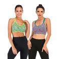 thumbnail image 1 of DODOING 2 Pack High Impact Support Sport Bra Activewear Fitness Sports Bra Juniors Seamless Workout Yoga Bra Gym, 1 of 6