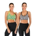 thumbnail image 1 of DODOING 2 Pack High Impact Support Sport Bra Activewear Fitness Sports Bra Juniors Seamless Workout Yoga Bra Gym, 1 of 6
