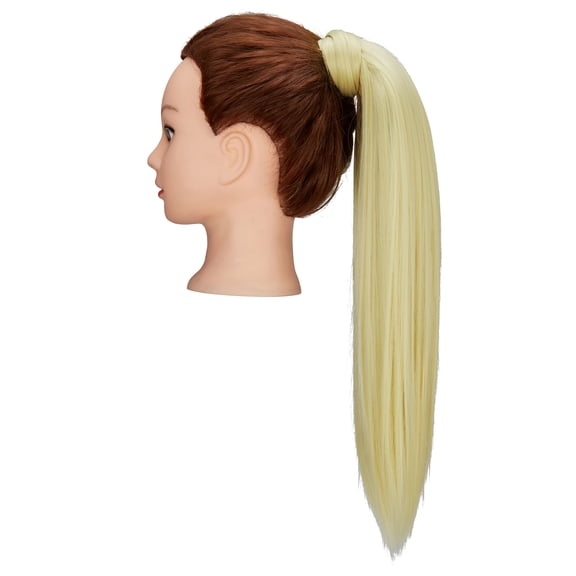 DODOING 20 24 28 Inch Hair Pieces for Women Long Straight/Curly Wave Ponytail Extension Fake Hair Drawstring Ponytails for Black Women Human Hair