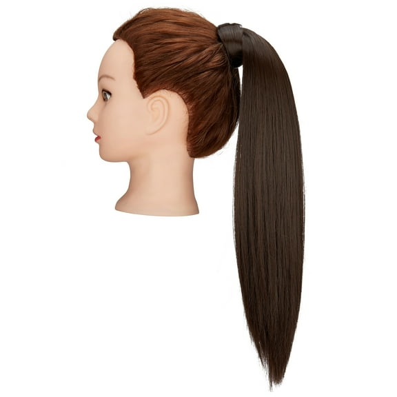 DODOING 20 24 28 Inch Hair Pieces for Women Long Straight/Curly Wave Ponytail Extension Fake Hair Drawstring Ponytails for Black Women Human Hair