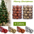 thumbnail image 1 of DODOING 34 Pcs Christmas Ornaments Christmas Tree Shatterproof Ornaments Christmas Tree Decoration Hanging Balls,Christmas Tree Ornament,Christmas Wedding Party Decorations, 1 of 7