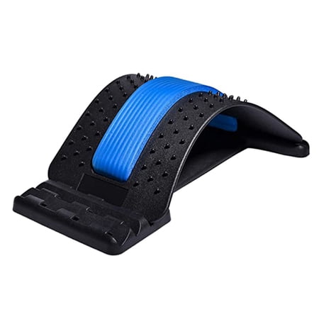 DODOING Back Stretcher, Back Posture Massager, Multi Level Lumbar Stretching Device Multi-Level Lumbar Support Stretcher Spinal, Lower and Upper Muscle Pain Relief