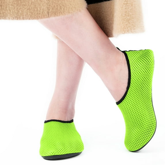 DODOING Barefoot Water Skin Shoes, Quick-Dry Flexible Water Skin Shoes Aqua Socks for Beach, Swim, Diving, Snorkeling, Running, Surfing and Yoga Exercise, Black/ Green/ Rose Red/ Blue