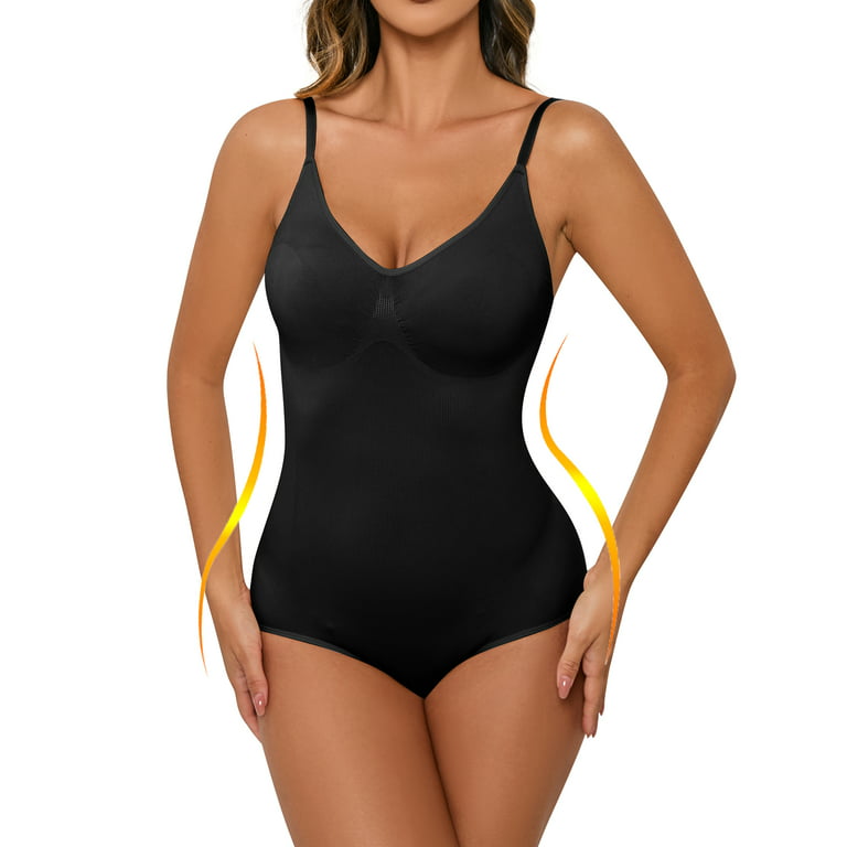 DODOING Bodysuit for Women Skims Dupes Bodysuit Tummy Control Corset  Bodysuit Shapewear Seamless Sculpting Thong Body Shaper 
