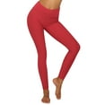 thumbnail image 1 of DODOING Booty Yoga Pants Women High Waisted Ruched Butt Lift Textured Scrunch Leggings Booty Tights, Navy Blue/ Black/ Blue/ Grey/ Red/ Yellow/ Pink, 1 of 5