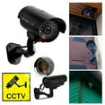 thumbnail image 1 of DODOING Fake Camera, Fakes Security Camera Outdoors, Dummy Dome Security Camera, Surveillance System Realistic Look with Flashing red LED Light for Home or Business (Pack of 1-2-4), 1 of 6
