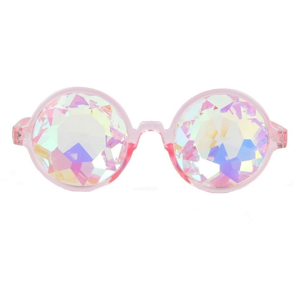 DODOING Fashion Kaleidoscope Glasses Rainbow Prism Diffraction Crystal Sunglasses Goggles