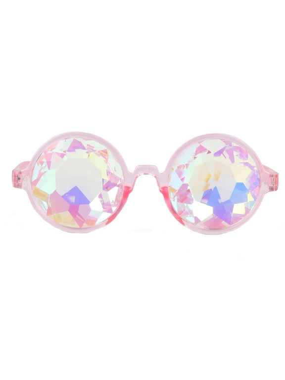 Fashion Kaleidoscope Glasses Rainbow Prism Diffraction Crystal Sunglasses Goggles