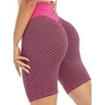 thumbnail image 1 of DODOING High Waisted Butt Lifting Yoga Shorts for Women Tummy Control Textured Ruched Shorts Sports Gym Running Beach Hot Pants, 1 of 6
