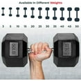 thumbnail image 1 of DODOING Hex Weights Dumbbells for Strength Training for Exercise & Fitness, 3lb,5lb,10lb,15lb,20lb,25lb,30lb,35lb,40lb,45lb,50lb Dumbbells Weights for Women & Men at Home, 1 of 8