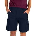 thumbnail image 1 of DODOING Men's Classic Cargo Stretch Short Relaxed Multi Pocket Casual Big Size Casual Shorts with 6 Pockets, 1 of 2