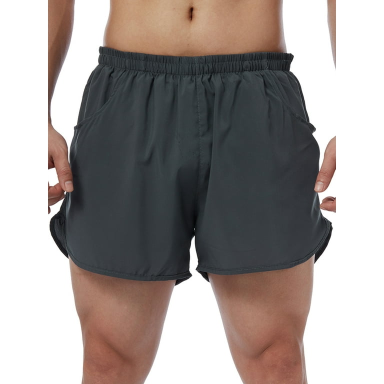 Running shorts with boxer brief liner store