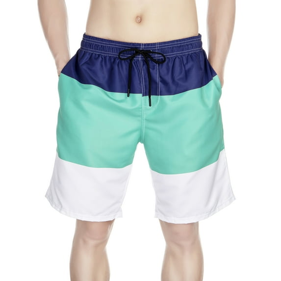Mens Slim Fit Swim Trunks Quick Dry Swim Shorts Swim Trunks Mens Bathing Suits with Pockets Swimwear Bathing Suits