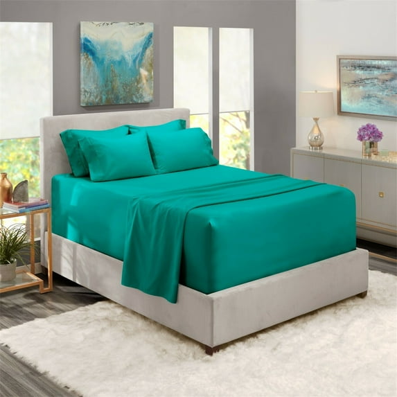 DODOING Microfiber Soft Sheet Set -Luxury Bed Sheets for King Size Bed,Deep Pocket Sheets with Elastic, Breathable Hotel Sheets & Pillowcase Set, Wrinkle Free
