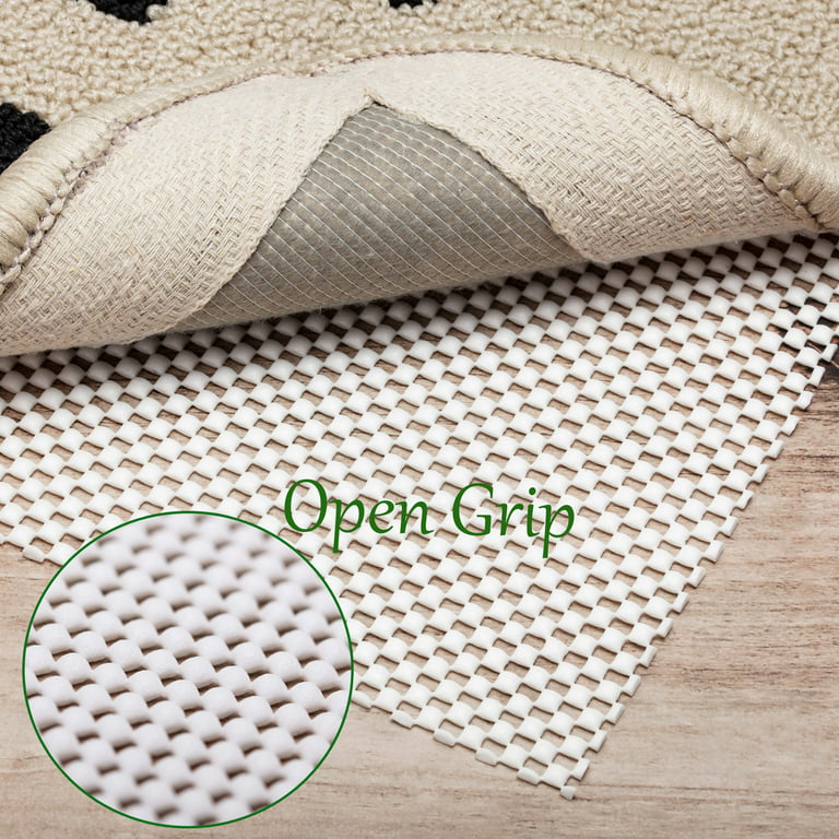 BCOOSS Non Slip Rug Gripper 8Pcs for Hardwood Tile Floors Area Rugs Carpet  Tape Rug Pad