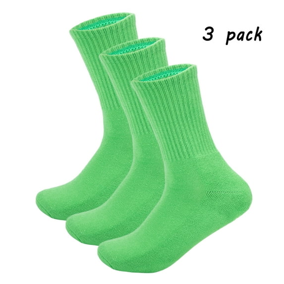 DODOING Pack of 3 Women Winter Socks Warm Womens Socks Gift Socks Warm for Women Vintage Casual Crew Socks