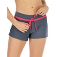 thumbnail image 1 of DODOING Women's Swimwear Bottoms Swim Skirts Swimsuit Pants Beach Sports Bikini Short Boardshort Swinwear Bottom Swim Brief Bathing Suit Solid Color, 1 of 6