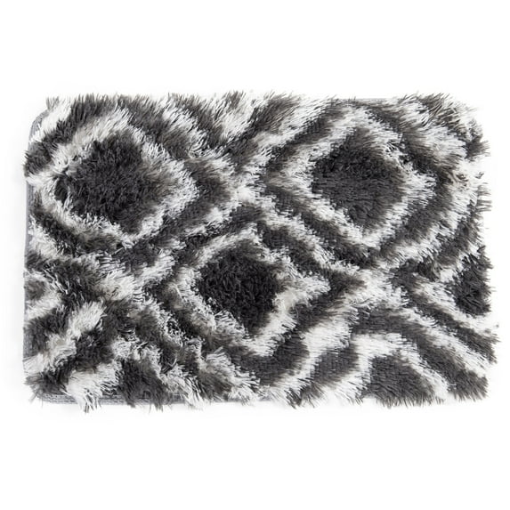 DODOING Rectangle Ultra Soft Area Rugs Fluffy Carpets for Bedroom Living Room Shaggy Floor Rug Home Decor Mats, 15.7x23.6 inch (Door Rug)