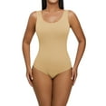 thumbnail image 1 of DODOING Shapewear for Women Tummy Control Bodysuit Thong Seamless Body Shaper hapewear Tank Tops Bodysuits, 1 of 8