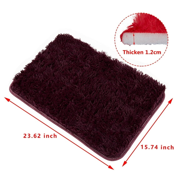 DODOING Soft Modern Indoor Shaggy Area Rug for Bedroom Livingroom Dorm Kids Room Home Decorative, Non-Slip Plush Fluffy Furry Fur Rugs Comfy Floor Carpet