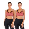thumbnail image 1 of DODOING Sports Bra Juniors 2 Pack Seamless High Impact Support Workout Yoga Bra Gym Activewear Fitness Sports Bra, 1 of 6