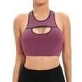 thumbnail image 1 of DODOING Active Bra Sports Bra for Women, Sexy Cutout Crop Workout Tops for Women with Removable Padded Cups Training Yoga Active Bra, 1 of 8