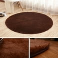 thumbnail image 1 of DODOING Super Soft Rugs for Girls Princess Castle Toddlers Play Tent 32'' Diameter Circular Area Rugs for Kids Bedroom Decor Round Shag Playhouse Carpets and Nursery Rugs, 1 of 2