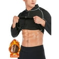 thumbnail image 1 of DODOING Ursexyly Men Exercise Sweat Hot Dress Shirt Sauna Suit Neoprene Slimming Fitness Tops Gym Abdominal Trainer Top, 1 of 8