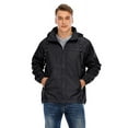 thumbnail image 1 of DODOING Men's Zips up Hooded Lightweight Windbreaker Jacket Outdoor Jackets Casual Outwear, 1 of 7